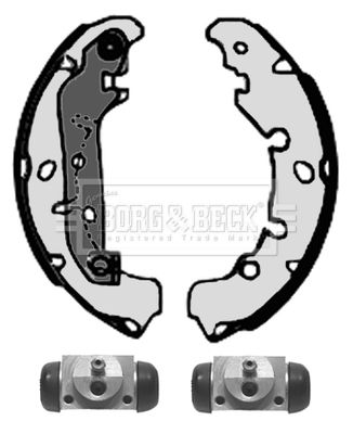 BORG & BECK Piduriklotside komplekt BBS1128K